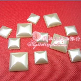 diy配件 珍珠貼片 手機貼片美甲貼片 iphone4s手機殼材料 正方形