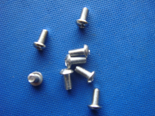 202不锈钢螺丝 不锈钢圆头机螺丝 机械螺丝 M3*8（一包100个）