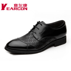 YEARCON/er Kang authentic new quality leather men's shoes men's shoes autumn business attire-tie shoes