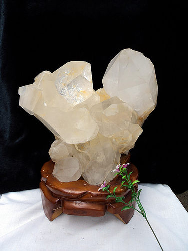 鳌犷天然白水晶簇AA310*280MM10kg