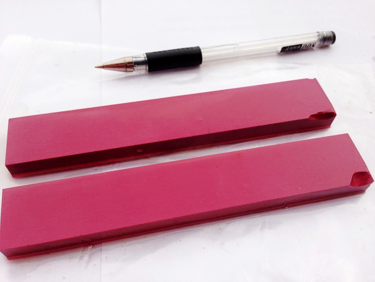 瑕疵特惠 限量 3000目红宝石油石磨刀石超精磨石150*25*10MM