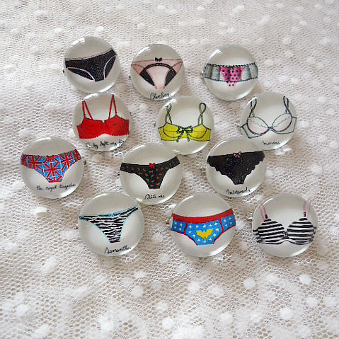 Broche Lovers en cristal artificiel - Ref 1180583 Image 1