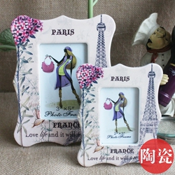 Spot Cherry Blossom Love Butterfly Paris Retro Boutique Print