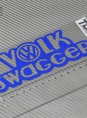 TUTU圖圖車貼-大众高尔夫 VOLK 速腾朗逸 街头潮流 SWAGGER 反光