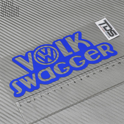 TUTU圖圖車貼-大众高尔夫 VOLK 速腾朗逸 街头潮流 SWAGGER 反光