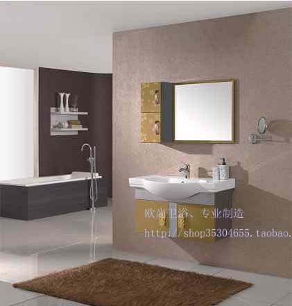 欧式美式橡木浴室柜现代实木田园卫浴柜洗脸盆柜洗手盆柜TX559