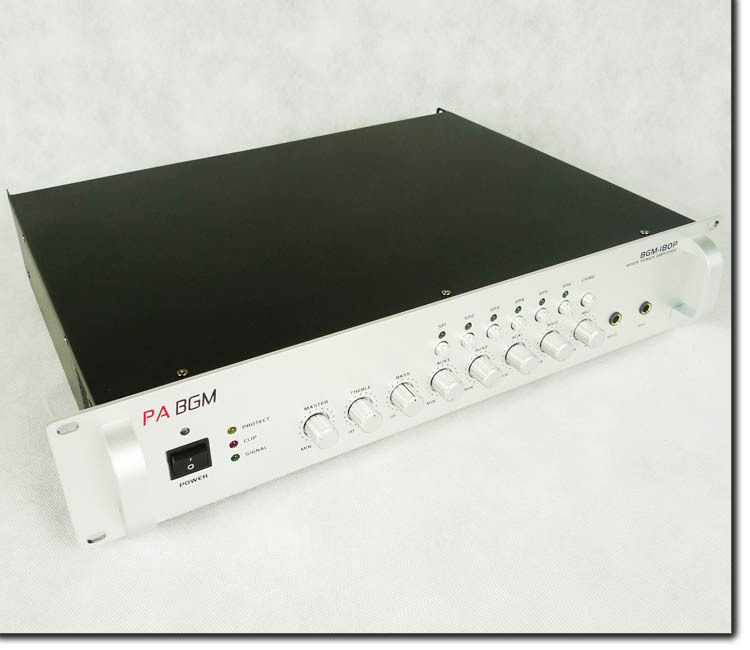 德国品牌500W6分区 工程定压功放 校园广播空放 公共背景音乐功放