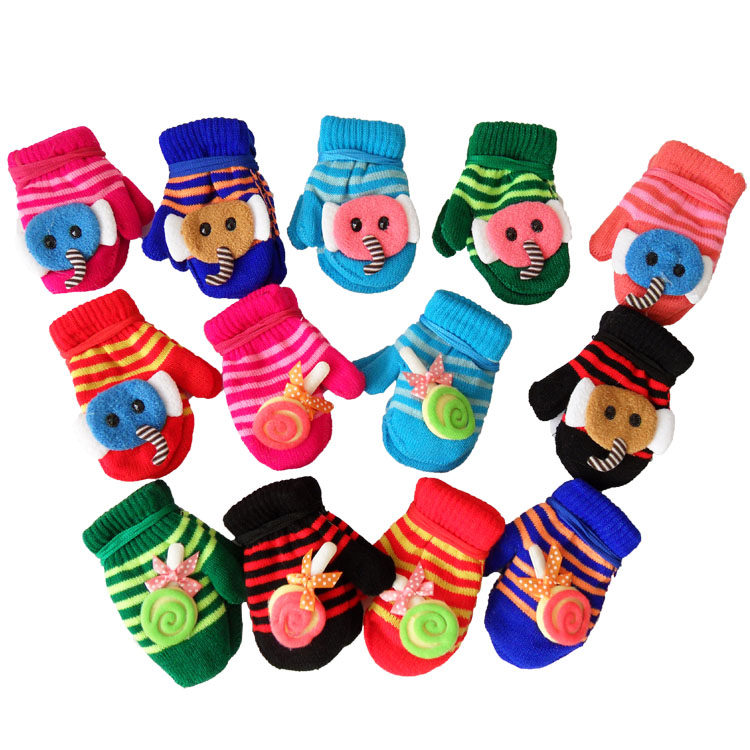 Gants pour enfants en de laine - Ref 2147022 Image 1