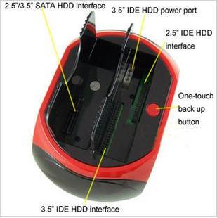 玩客云伴侣支持3.5寸台式 IDE和SATA 机和2.5寸笔记本硬盘盒底座坐