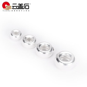 Cloud cover stone 925 Silver series Bai a lift wheel bead diameter 4~8mm bracelet beads DIY bead accessories