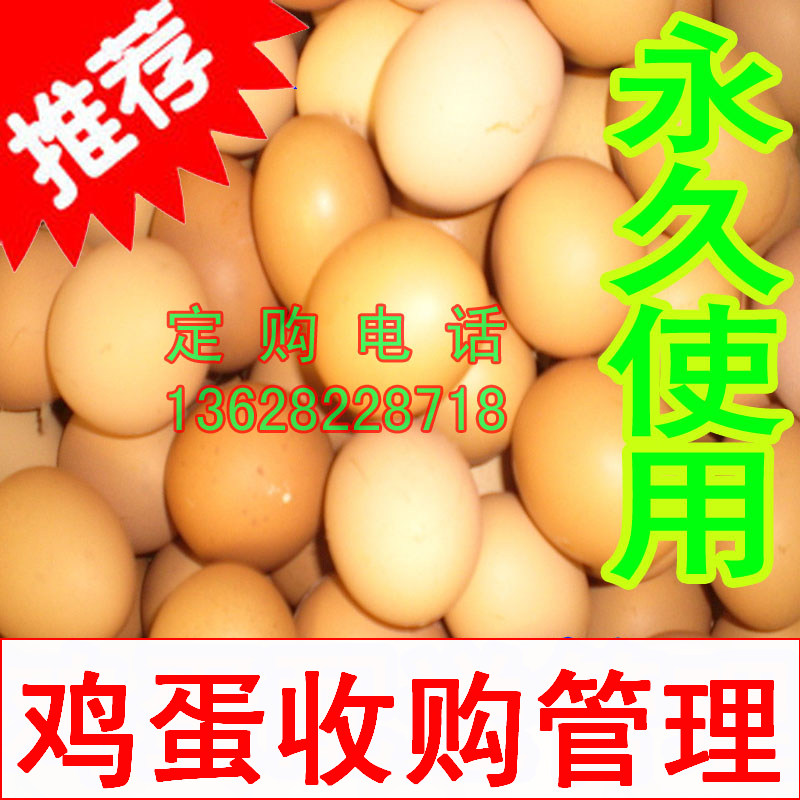 鸡蛋收购管理软件 条形码录入 出货登记录入支付收款系统 加密狗