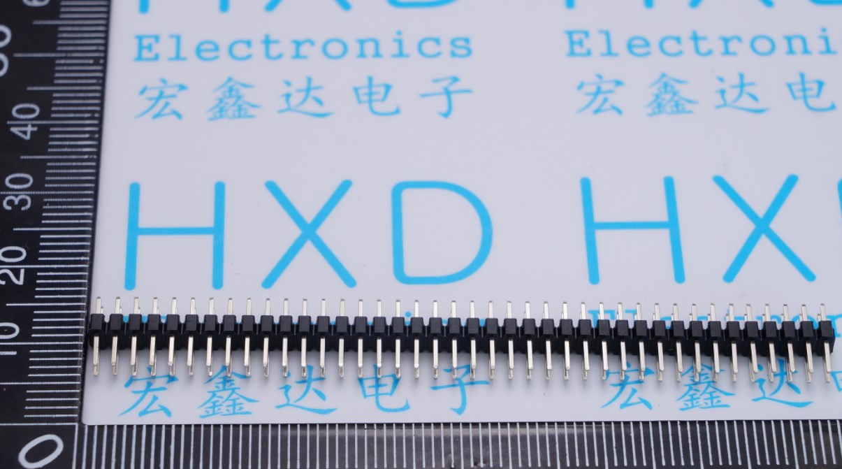 双排针直插2_54双排针2X40P