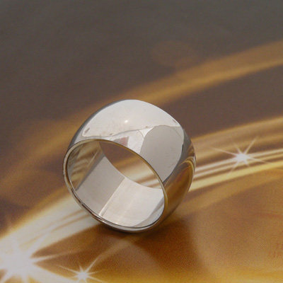 男士戒指 韩版 时尚扳指 男戒子 钛钢戒指 宽戒指 男款光面大戒指