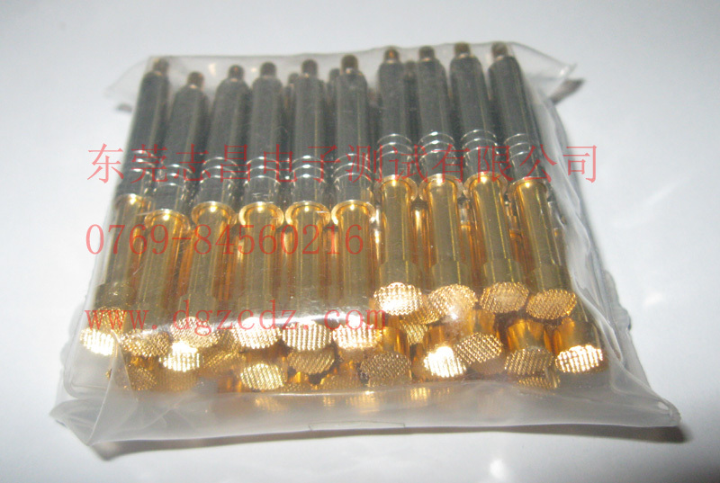 PH-6H幼齿铜探针 镀金纯铜探针测试针 4.5mm 多齿 CSP-6H PH45-H