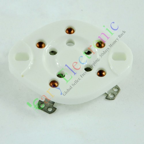 全新陶瓷五脚电子管镀银管座GZC5-1搭棚用适FD422 807 FU7等