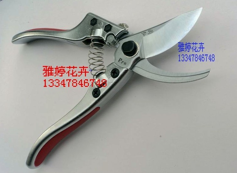 外贸特价岡弘特钢花剪园艺剪刀篱笆剪刀修枝剪/果树剪刀/