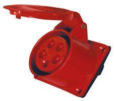 AJ-315/325五极暗装直式插座16A/32A 工业插座