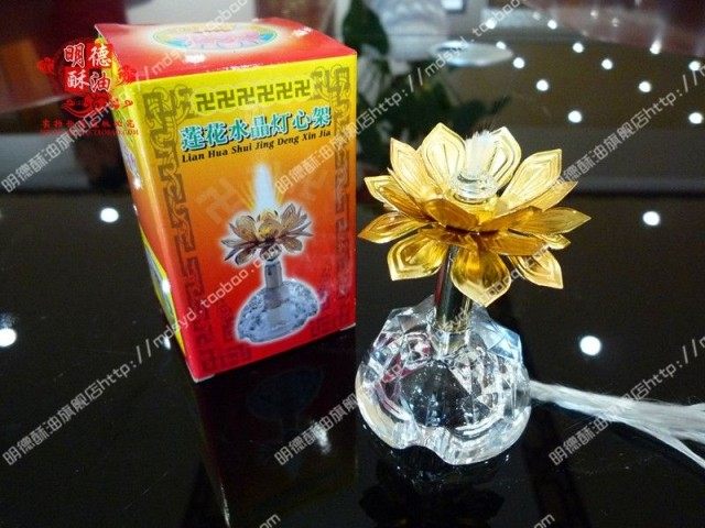 特价 明德酥油灯 伸缩莲花水晶灯芯架 液体环保油专用灯芯 1个/盒,特色手工艺,佛教工艺品,淘宝优惠券,粉丝福利购,淘宝优惠卷