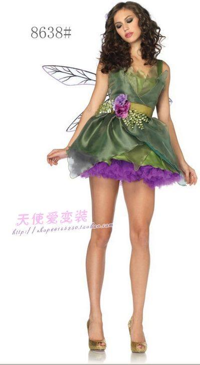 绿野仙踪花仙子拇指姑娘天使装蜜蜂装 万圣节COSPLAY女演出服装