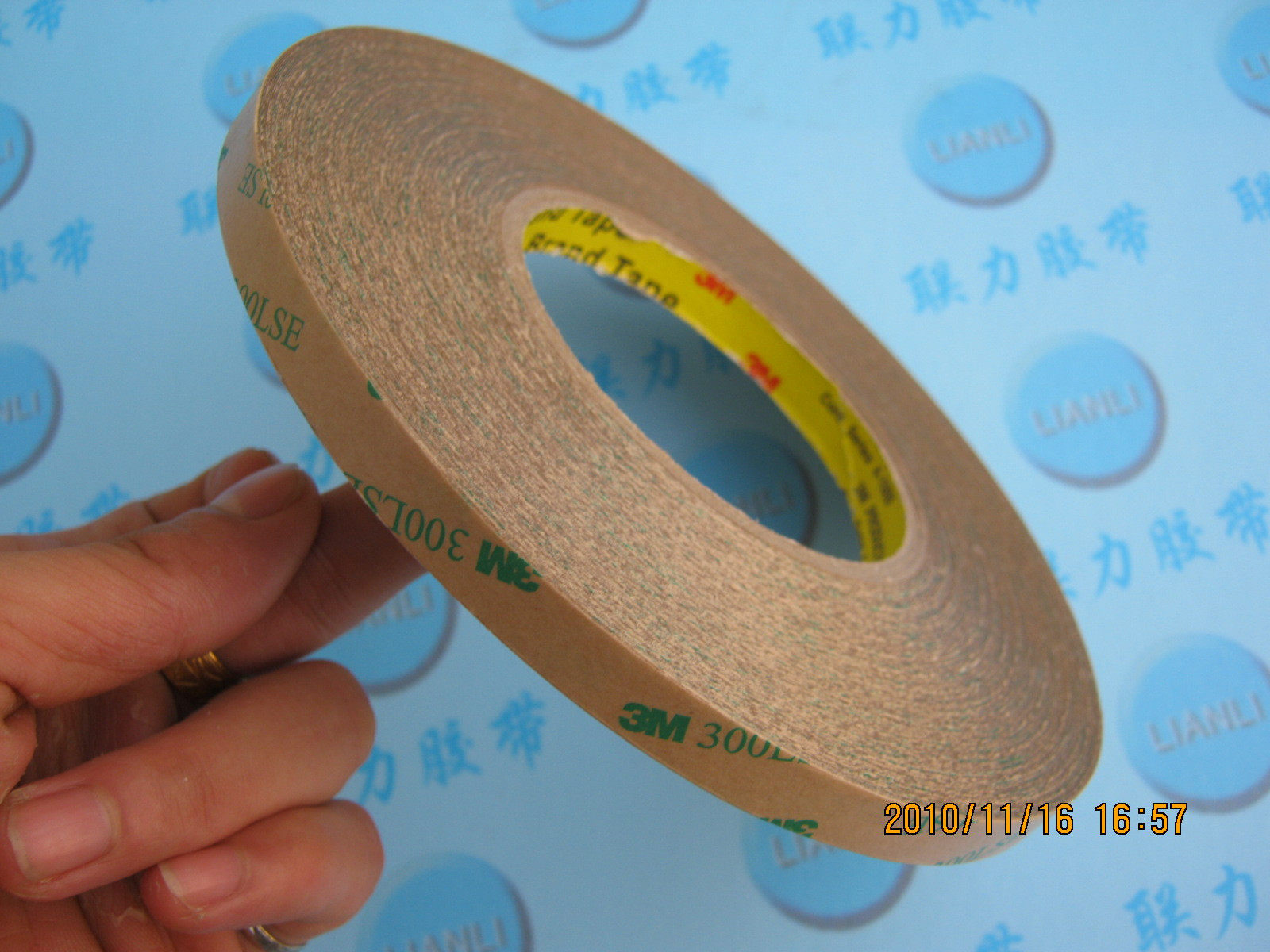 原装正品 3M300LSE～ 10MMx55M 高温双面胶带 透明高粘胶带