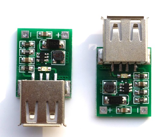 DC-DC升压模块(0.9V~5V)升5V 600MA USB升压电路板移动电源升压