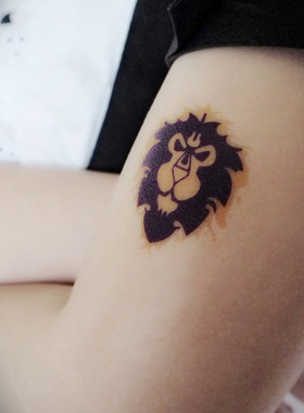 【女仆TATOO】049魔兽世界-联盟 防水持久纹身贴 24包邮