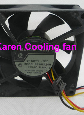 原装NMB 日本8025 24V 0.15A FBA08A24H 8cm 变频器散热风扇