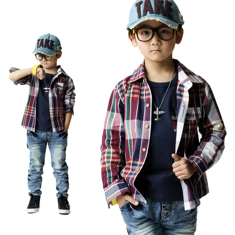 Chemise garcon à manche longue - Ref 2076742 Image 3