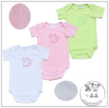 瑕疵 đặc biệt khí ve áo bông bé ngắn tay tam giác túi rắm áo romper onesies