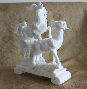 石雕羊 石羊 雕刻工艺品 三阳开泰