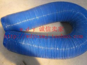 弹簧管钢丝橡胶管通风管排尘管排风管波纹管内径160mm*1米