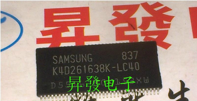 〖昇發电子〗K4D261638K-LC40 液晶主板动态帧存储器 贴片