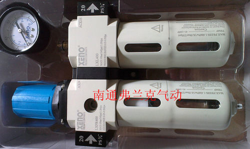 两联件气源处理器XFC400-20 LXFC400-20  3/4螺纹接口 6分螺纹口