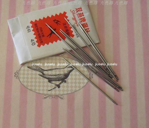 缝纫双燕牌绱鞋针DIY工具大号针鼻4号针手工上鞋针