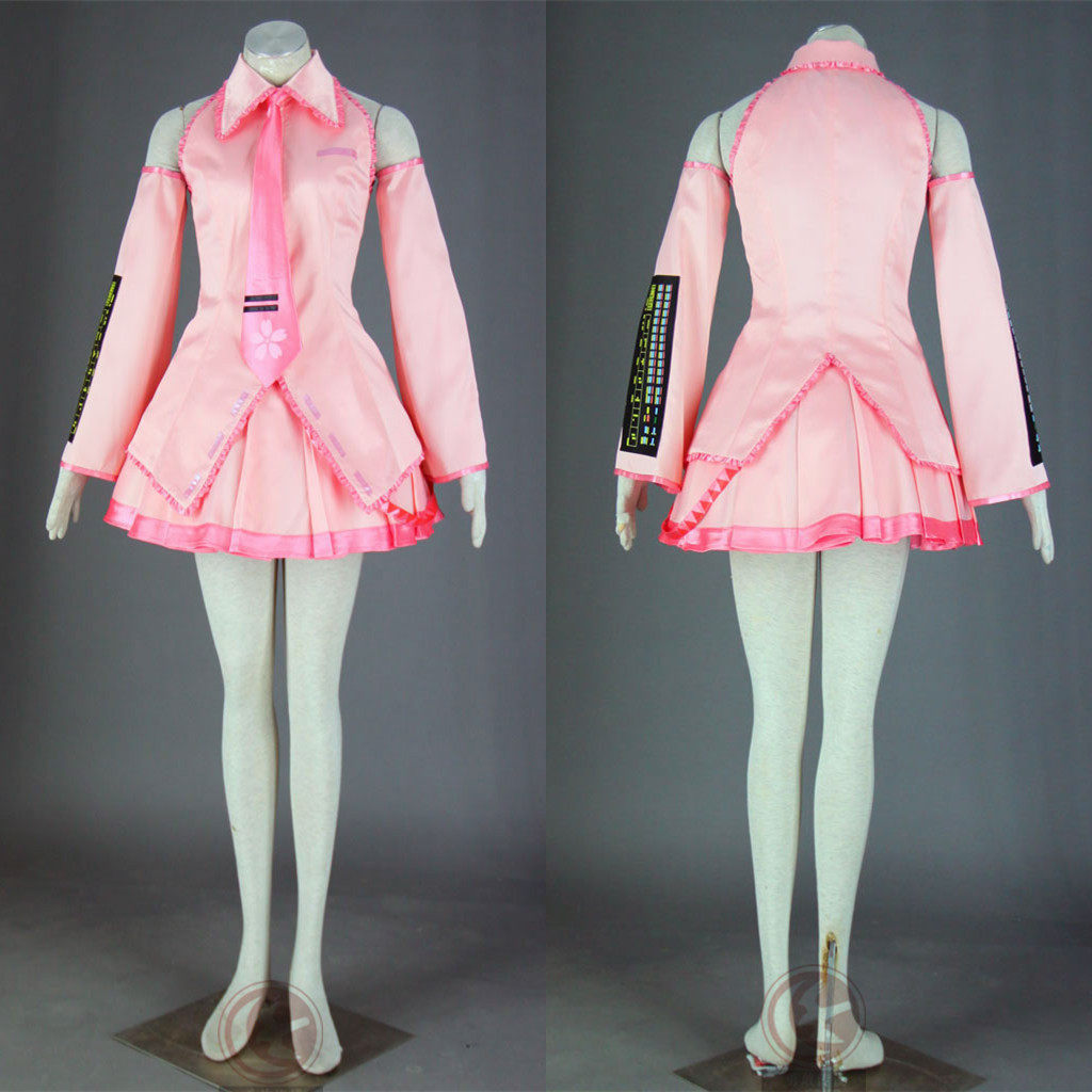 vocaloid/V家-樱初音cos服装公式服-粉红色-Cosplay服装/动漫