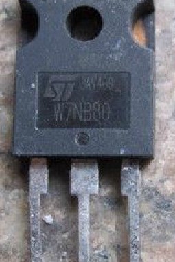 【凯拓达电子】 W7NB80 W7NA80 电源场效应管 三极管 测好