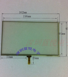 7寸电阻触摸屏纽曼 S720 E路航 X10 外屏 通用 昂达 4线电阻触摸