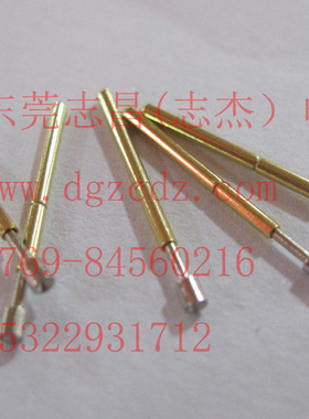 P50-A2铜测试针0#探针 测试探针 16.5mm 0.68精密 杯形头 顶针