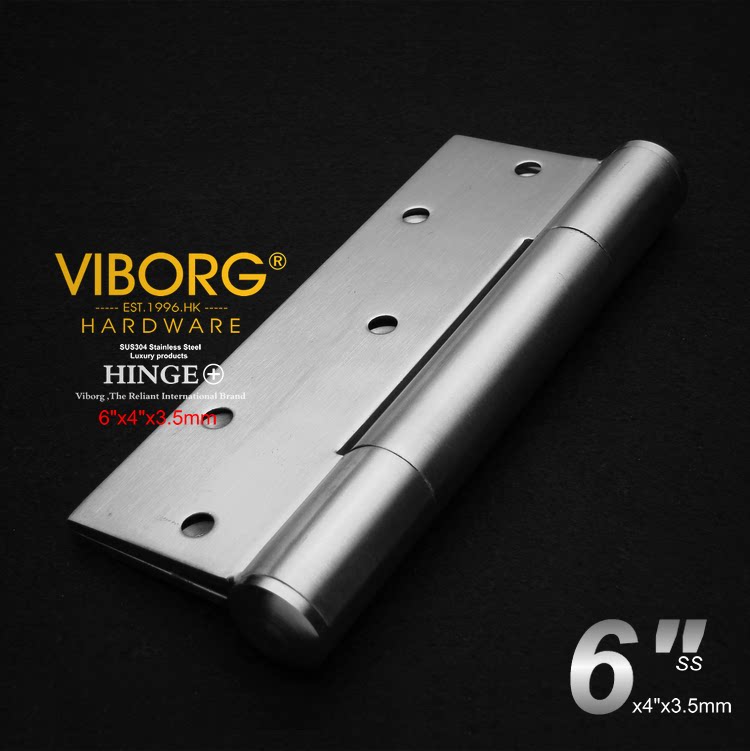 6寸豪华别墅实木大门专用304不锈钢合页静音轴承合页铰链S6435