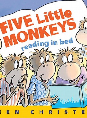 【预售】Five Little Monkeys Reading in Bed