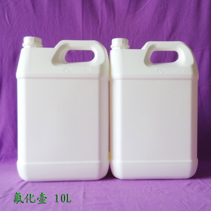 厂家直销氟化壶10L氟化瓶10KG高阻隔壶10升耐酸碱化工试剂壶10kg