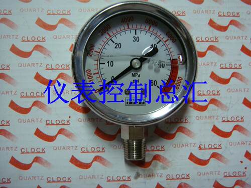 不锈钢壳耐震压力表 YN60   0-60MPA (YYST)