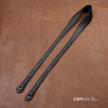 cam-in真皮数码照相机背带 微单摄影肩带鸵鸟皮相机带CAM2501