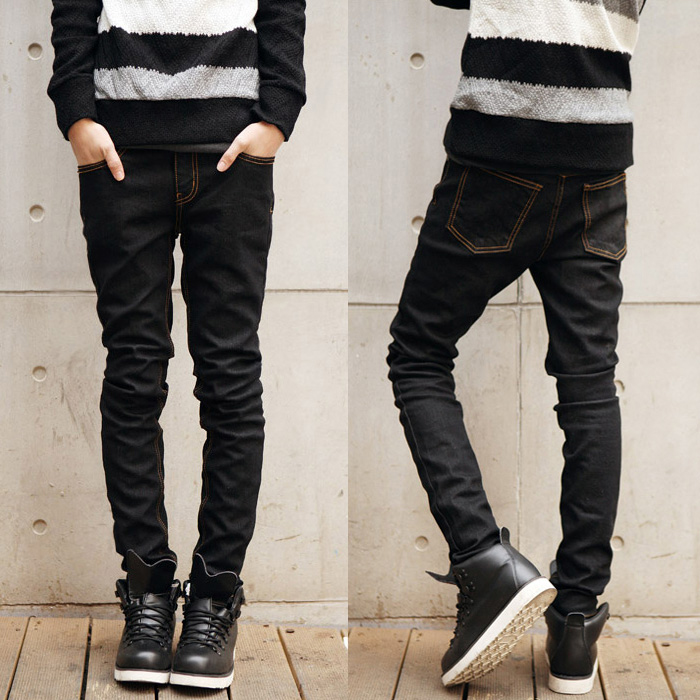 Jeans pour adolescent pieds Slim M2MONLINE pour printemps - Ref 1464233 Image 1