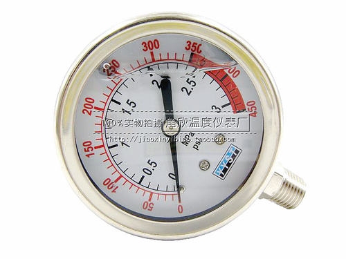 油压表液压表抗震压力表YN-60 YN60耐震压力表0-3MPA防震压力表