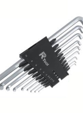 【力高REGAL】S2钢 9支装超短头内六角扳手 双头Z型 1.5-10mm