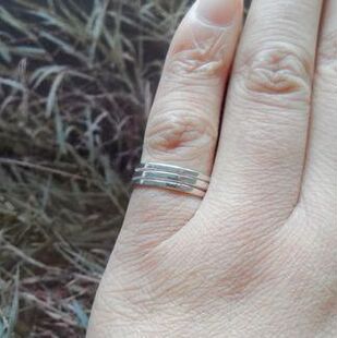 泰银 925纯银 曼谷银 手工银原创 简约欧尚好运尾戒指男女1-5