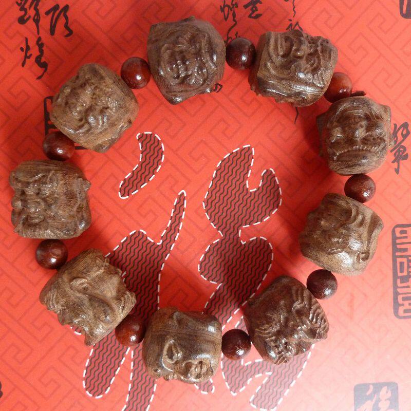 珠子2.0cm仿古沉香木 皮黑木雕 手链 手钏 双面佛 工艺品|msdalam kategori Ciri-ciri kraftangan, Kraf agama, tasbih/tasbih, gelang doa manik - dari Buy2taobao.com untuk memberikan perkhidmatan ejen Taobao profesional membeli