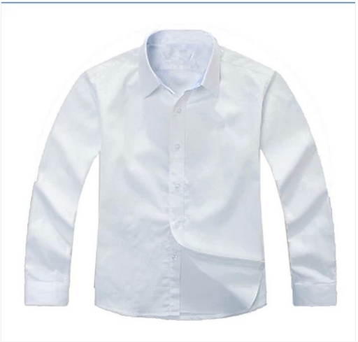 Chemise enfant à manche longue en coton - Ref 2083785 Image 1