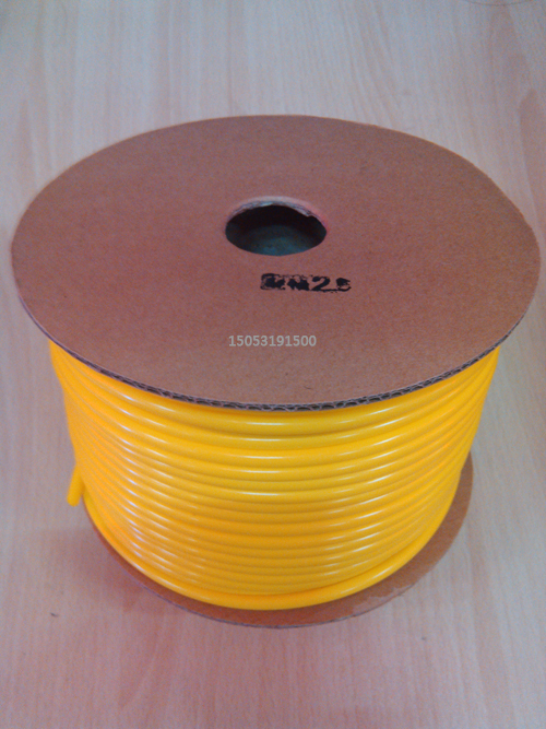 黄色线号管 号码管 齿轮套管(线号机/打号机用) 光面 梅花管